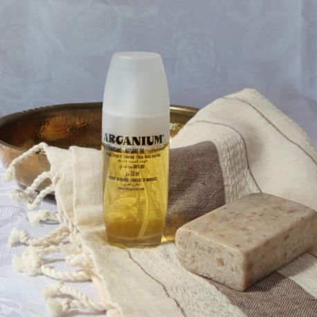 Duo huile d'Argan bio et savon naturel à l'huile d'Argan bio