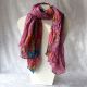 Foulard pashmina en coton rose