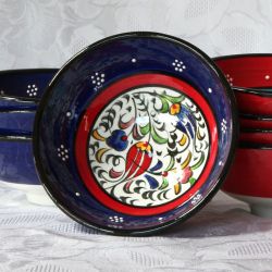 Bol fait main, motif traditionnel d’Iznik, présentation