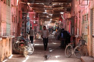 Les ruelles du souk de Rissani, Maroc - 2016