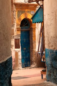 Portes et ruelles de la médina d'Essaouira, Maroc - 2016