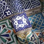 Carrelages et mosaïques typiques de la ville de Fès, Maroc - 2016