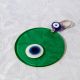 Oeil Turc sur plaque de verre, vert