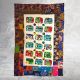 Tissu indien patchwork motif éléphant 03