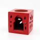 Photophore tadelakt rouge, diffuseur parfum et huile essentielle