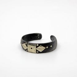 Bracelet touareg corne et métal