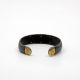 Bracelet touareg corne et métal, pour tour de poignet 17 cm maximum