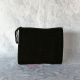 Pochette en tissu, motif Andin, dos noir