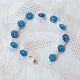 Bracelet perles bleues, oeil Nazar Boncuk